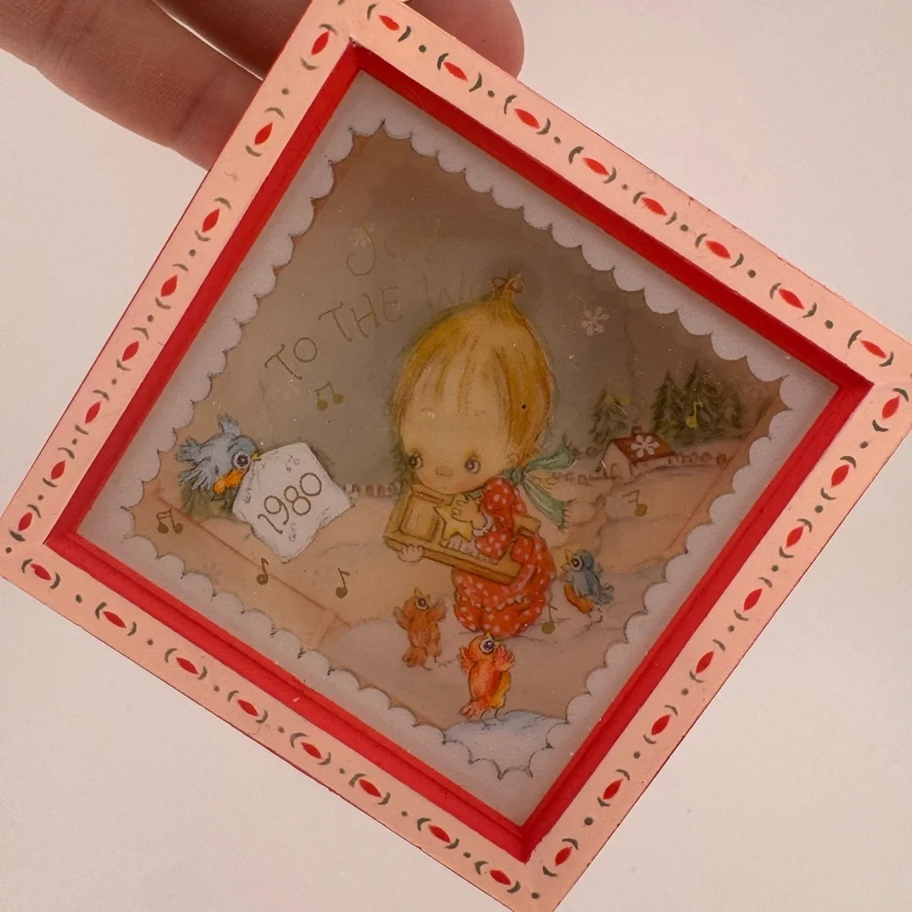 Vintage 1980 Hallmark Christmas Ornament‎ Precious Moments
